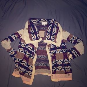 🌀Aztec print cardigan
